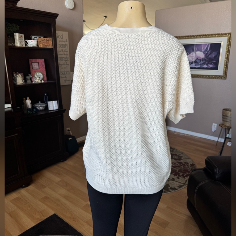 Women's Cream Sweater - Picture 2 of 10